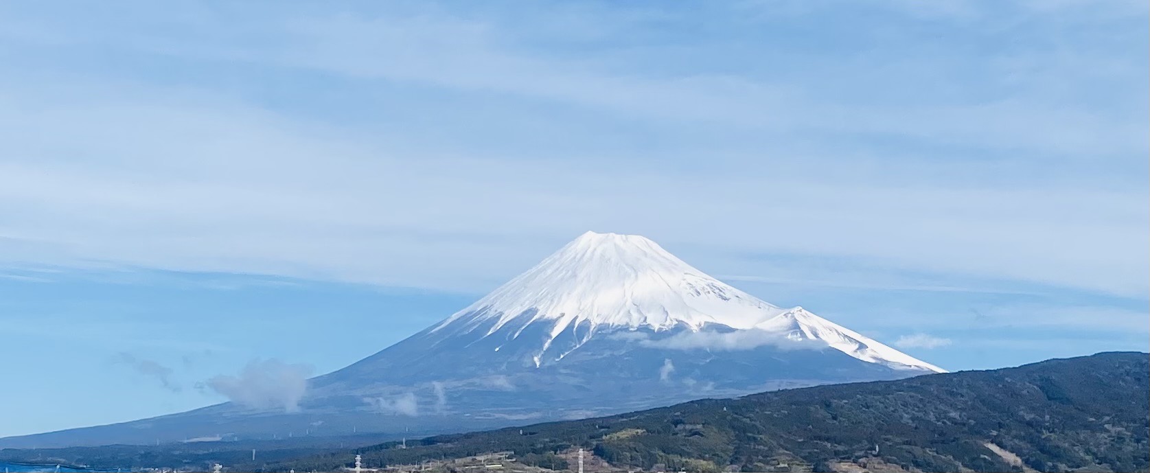 今日の富士山！！ではありませんが(￣▽￣;)｜富士市カーリース専門店ならフラット７富士